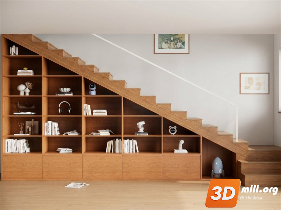 Under-stair cabinet Skp Files 